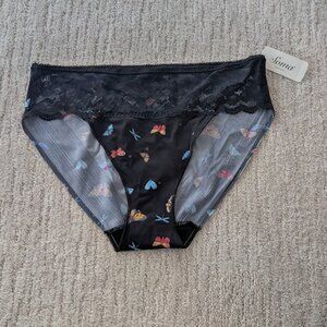 NWT SOMA HIPSTER VANISHING EDGE WITH LACE BUTTERFLY MEDIUM